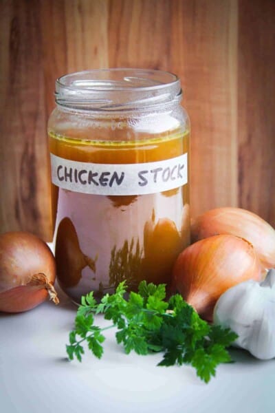 How to make chicken stock with an instant pot.