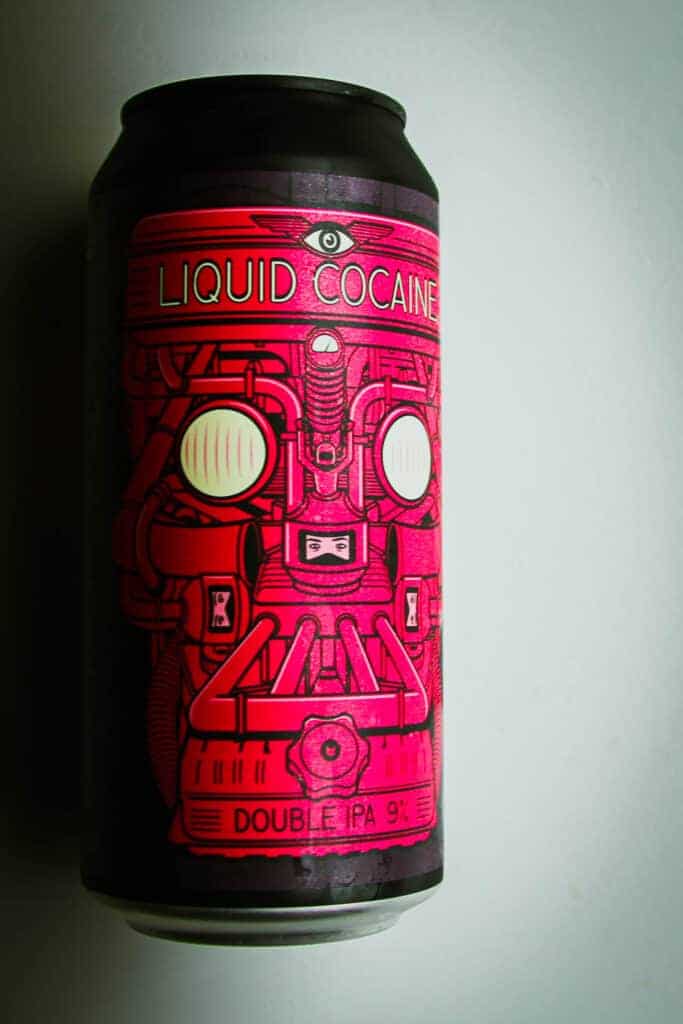 Double IPA - Liquid cocaine can.