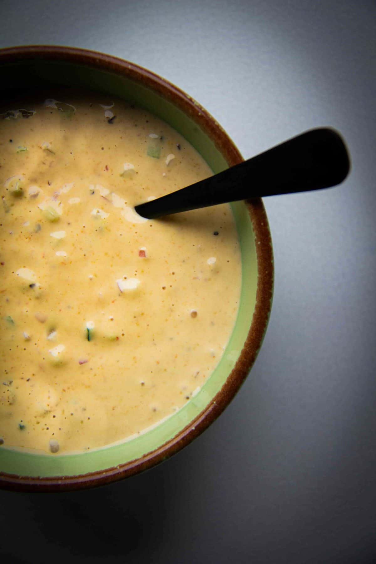 Copycat big mac sauce in a bowl.