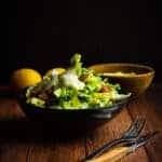 Caesar salad - The King of salads. Rich creamy dressing full of umami flavour and fresh crisp lettuce.