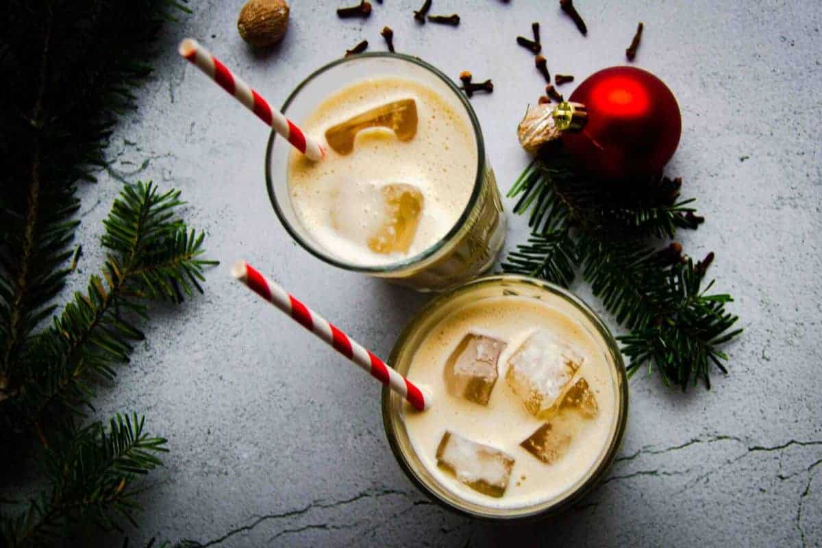 Light and Creamy Oat Milk Eggnog Braised & Deglazed