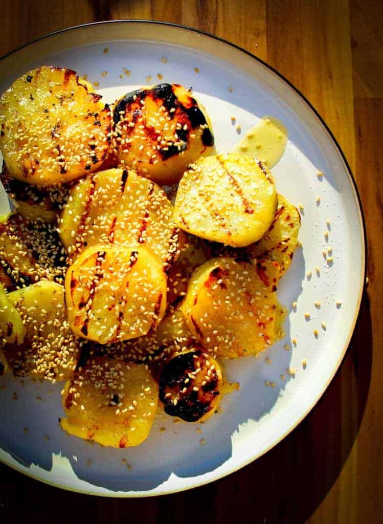 Baked Sweet Potatoes with Maple Butter