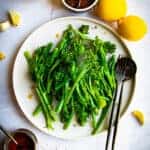 Sautéed Broccolette with Garlic, Lemon and Aleppo Chili