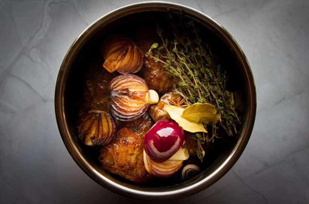 Guinness Braised Beef Cheeks Braised & Deglazed