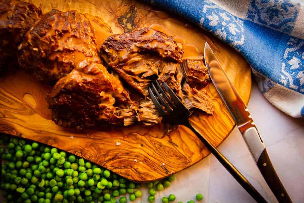 Guinness Braised Beef Cheeks Braised & Deglazed