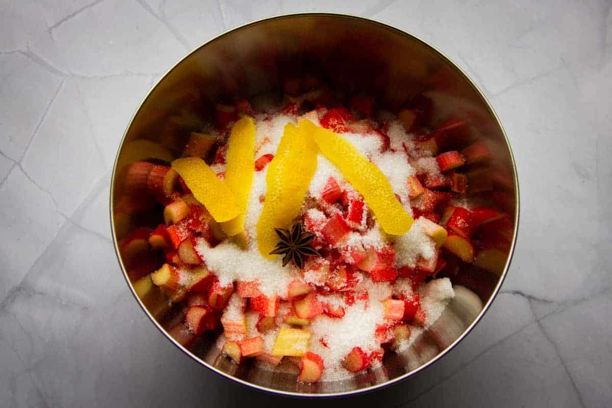rhubarb-curing-in-salt-and-sugar-in-a-bowl