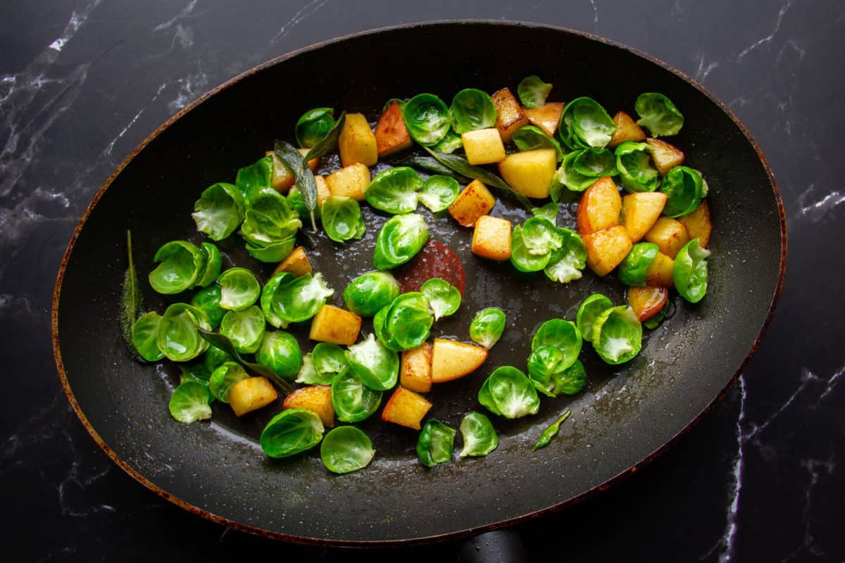 The Best Pan Fried Gnocchi + Brown Butter Ricotta