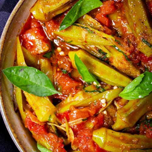 Frozen okra instant online pot