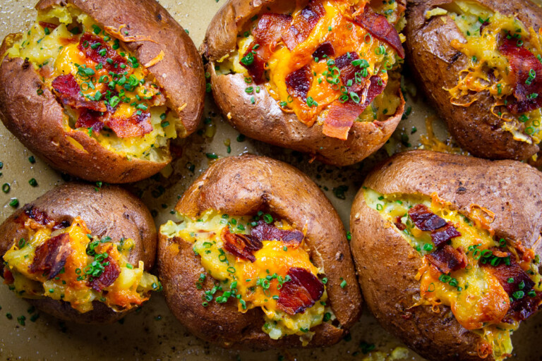 EPIC Traeger Smoked Baked Potatoes (Chef-Made!) - Braised & Deglazed