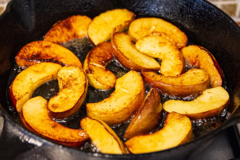 Warm Roasted Apple Spelt Salad with Toasted Sunflower and Sage